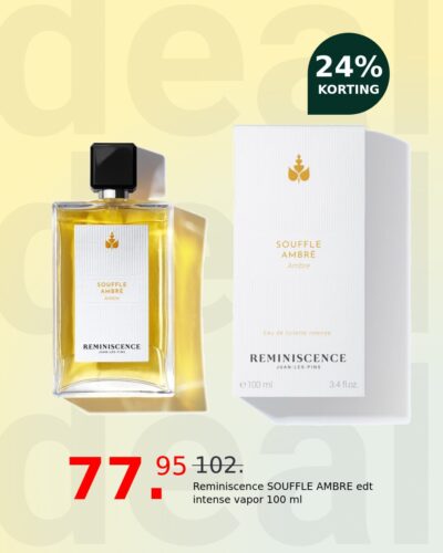 Reminiscence SOUFFLE AMBRE edt intense vapor 100 ml