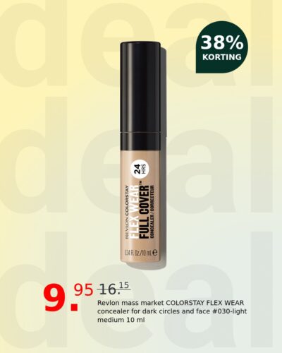 Revlon mass market COLORSTAY FLEX WEAR concealer for dark circles and face #030-light medium 10 ml
