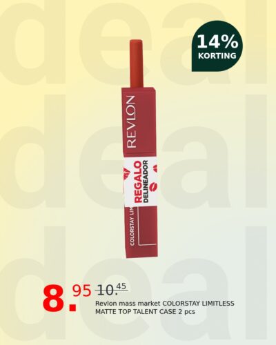 Revlon mass market COLORSTAY LIMITLESS MATTE TOP TALENT CASE 2 pcs