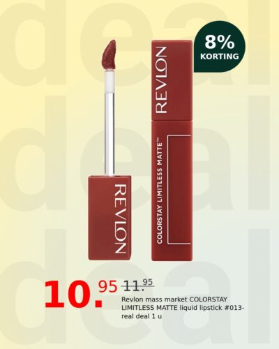 Revlon mass market COLORSTAY LIMITLESS MATTE liquid lipstick #013-real deal 1 u