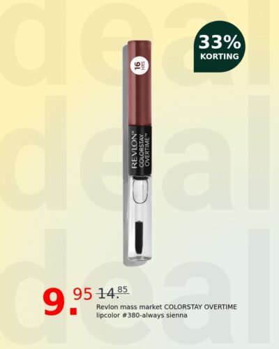 Revlon mass market COLORSTAY OVERTIME lipcolor #380-always sienna