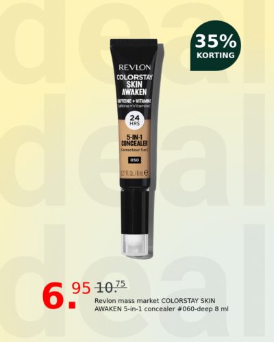 Revlon mass market COLORSTAY SKIN AWAKEN 5-in-1 concealer #060-deep 8 ml