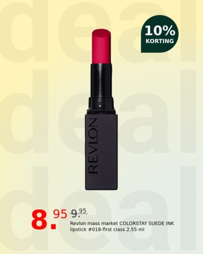 Revlon mass market COLORSTAY SUEDE INK lipstick #018-flrst class 2.55 ml