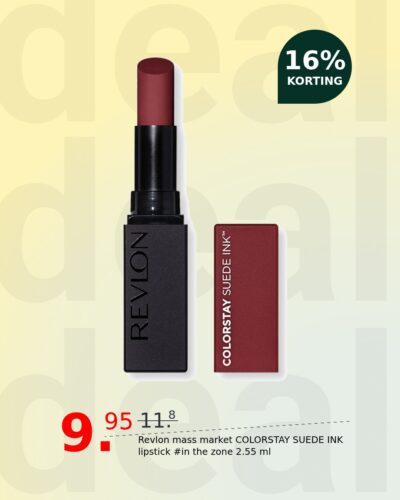 Revlon mass market COLORSTAY SUEDE INK lipstick #in the zone 2.55 ml