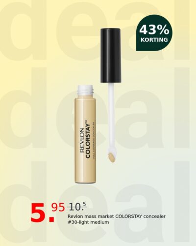 Revlon mass market COLORSTAY concealer #30-light medium