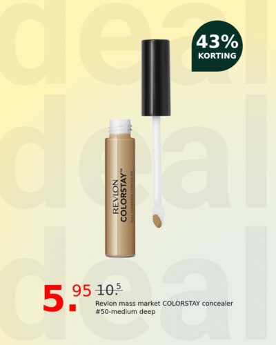Revlon mass market COLORSTAY concealer #50-medium deep
