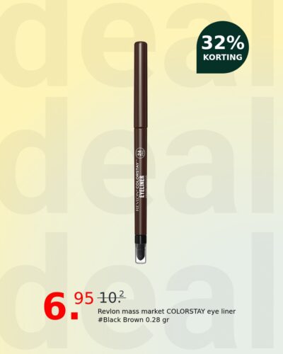 Revlon mass market COLORSTAY eye liner #Black Brown 0.28 gr