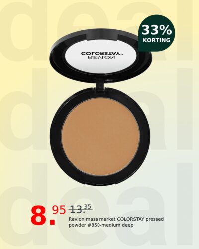 Revlon mass market COLORSTAY pressed powder #850-medium deep