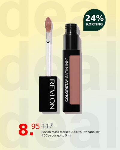 Revlon mass market COLORSTAY satin ink #001-your go to 5 ml