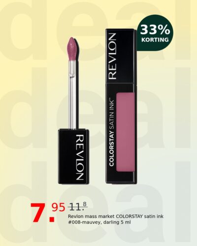 Revlon mass market COLORSTAY satin ink #008-mauvey, darling 5 ml