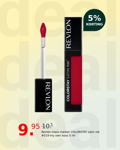 Revlon mass market COLORSTAY satin ink #019-my own boss 5 ml