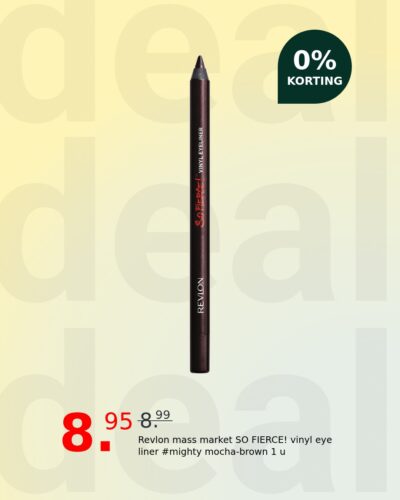 Revlon mass market SO FIERCE! vinyl eye liner #mighty mocha-brown 1 u