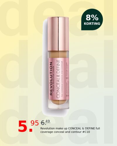 Revolution make up CONCEAL & DEFINE full coverage conceal and contour #C10