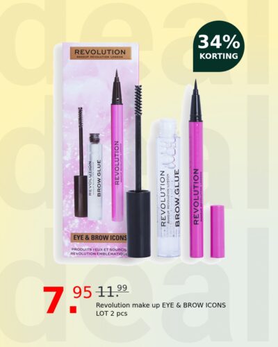 Revolution make up EYE & BROW ICONS LOT 2 pcs