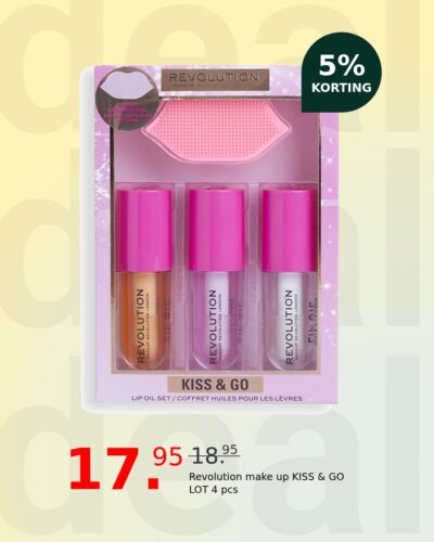 Revolution make up KISS & GO LOT 4 pcs