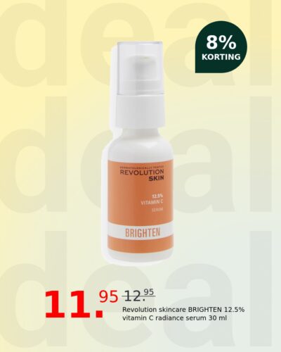 Revolution skincare BRIGHTEN 12.5% vitamin C radiance serum 30 ml