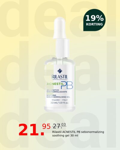 Rilastil ACNESTIL PB sebonormalizing soothing gel 30 ml