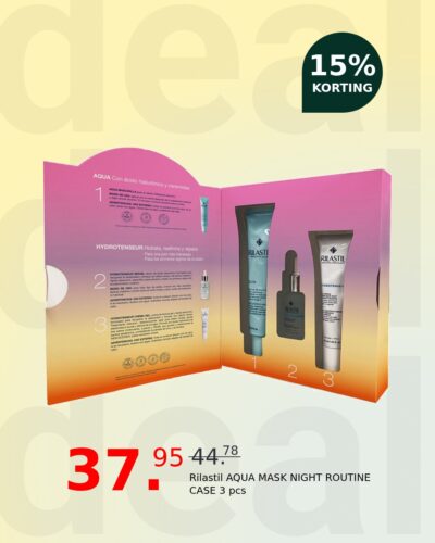 Rilastil AQUA MASK NIGHT ROUTINE CASE 3 pcs