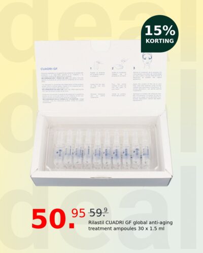Rilastil CUADRI GF global anti-aging treatment ampoules 30 x 1.5 ml