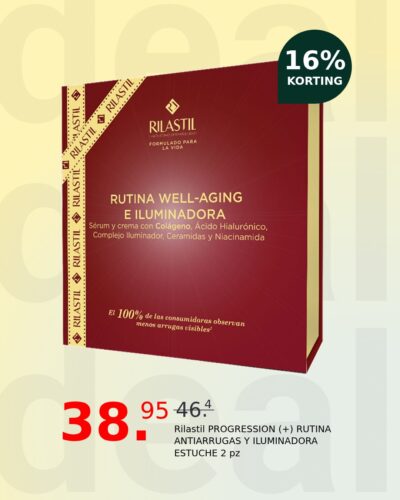 Rilastil PROGRESSION (+) RUTINA ANTIARRUGAS Y ILUMINADORA ESTUCHE 2 pz