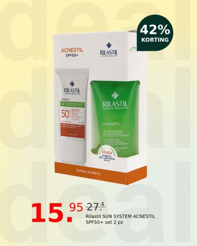 Rilastil SUN SYSTEM ACNESTIL SPF50+ set 2 pz
