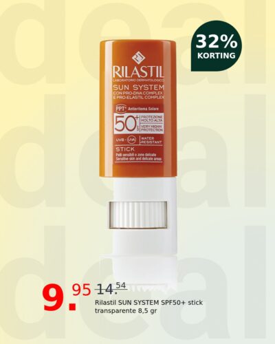 Rilastil SUN SYSTEM SPF50+ stick transparente 8,5 gr