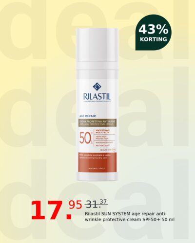 Rilastil SUN SYSTEM age repair anti-wrinkle protective cream SPF50+ 50 ml
