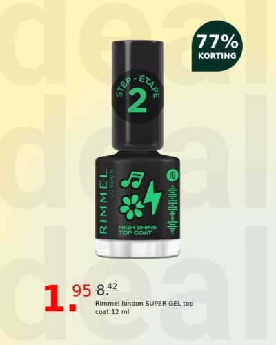 Rimmel london SUPER GEL top coat 12 ml