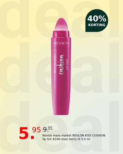 Revlon mass market REVLON KISS CUSHION lip tint #240-stain berry lit 5,5 ml