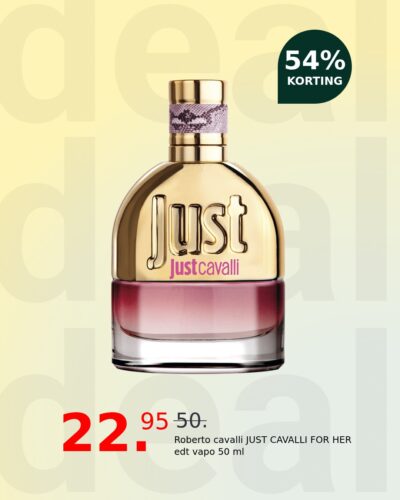 Roberto cavalli JUST CAVALLI FOR HER edt vapo 50 ml