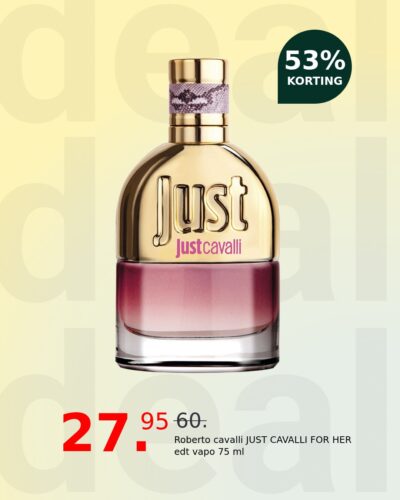 Roberto cavalli JUST CAVALLI FOR HER edt vapo 75 ml