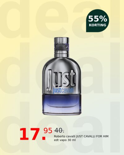 Roberto cavalli JUST CAVALLI FOR HIM edt vapo 30 ml