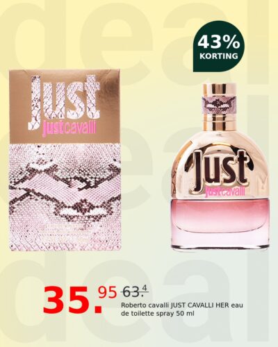 Roberto cavalli JUST CAVALLI HER eau de toilette spray 50 ml