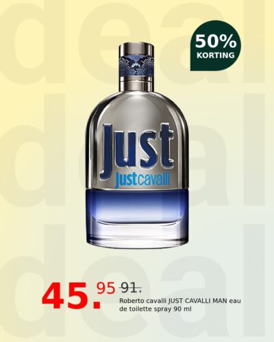 Roberto cavalli JUST CAVALLI MAN eau de toilette spray 90 ml