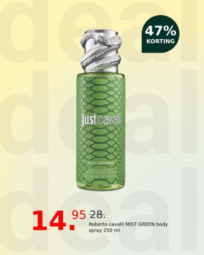 Roberto cavalli MIST GREEN body spray 250 ml