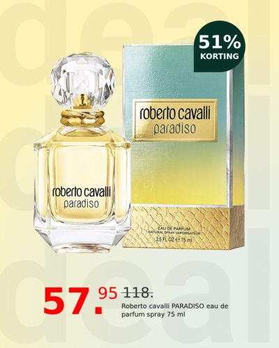 Roberto cavalli PARADISO eau de parfum spray 75 ml