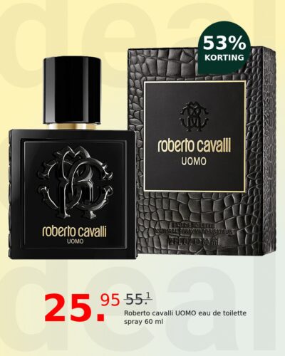 Roberto cavalli UOMO eau de toilette spray 60 ml