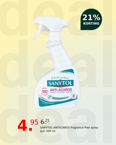SANYTOL ANTIICAROS fragrance-free spray gun 300 ml