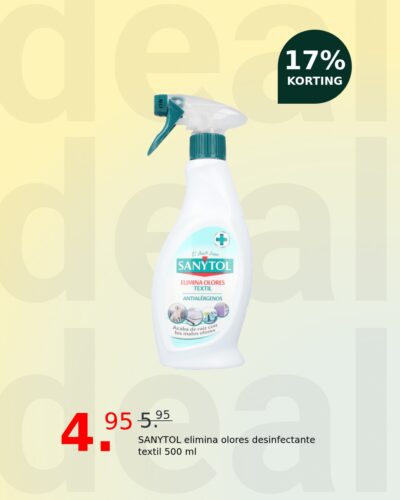 SANYTOL elimina olores desinfectante textil 500 ml