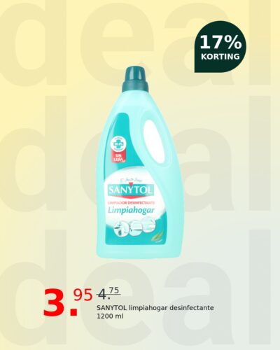 SANYTOL limpiahogar desinfectante 1200 ml