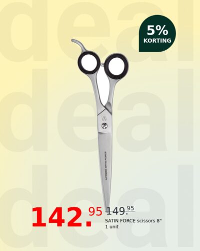 SATIN FORCE scissors 8" 1 unit