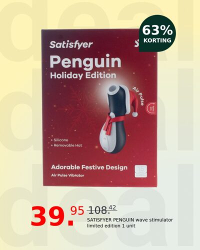 SATISFYER PENGUIN wave stimulator limited edition 1 unit