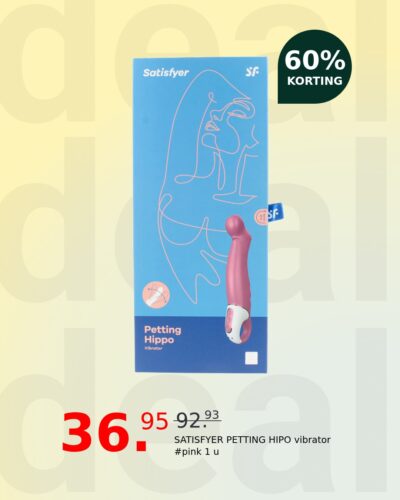 SATISFYER PETTING HIPO vibrator #pink 1 u