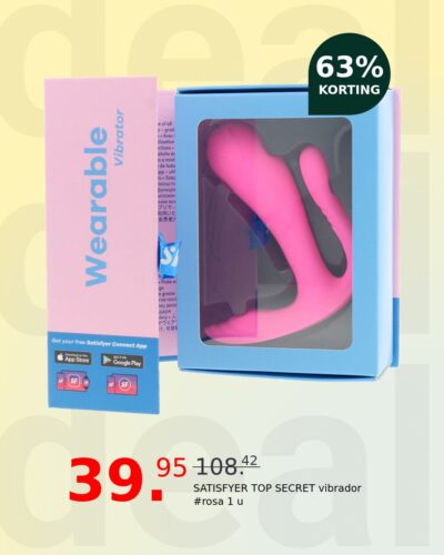 SATISFYER TOP SECRET vibrador #rosa 1 u