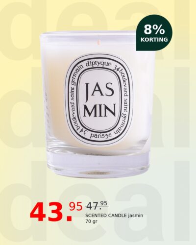 SCENTED CANDLE jasmin 70 gr