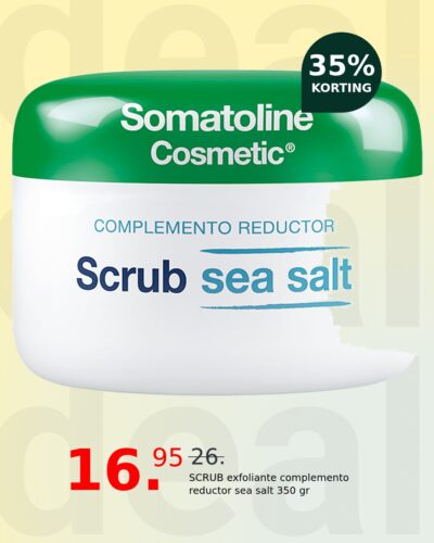 SCRUB exfoliante complemento reductor sea salt 350 gr