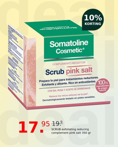 SCRUB exfoliating reducing complement pink salt 350 gr