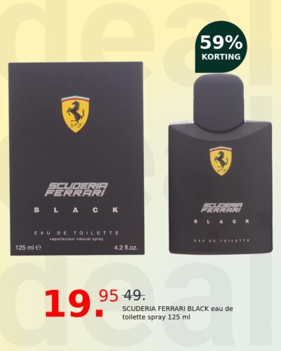 SCUDERIA FERRARI BLACK eau de toilette spray 125 ml