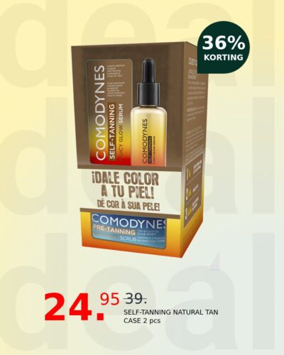 SELF-TANNING NATURAL TAN CASE 2 pcs