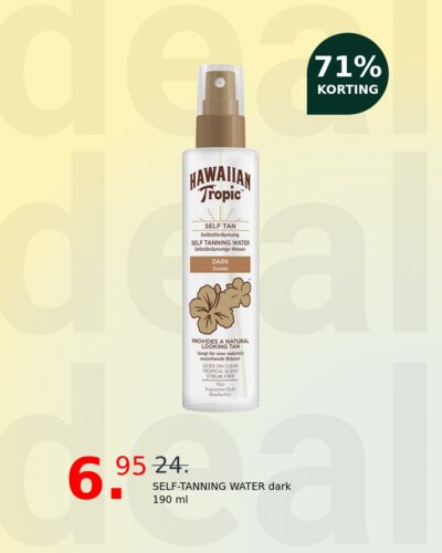 SELF-TANNING WATER dark 190 ml